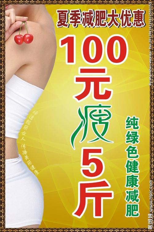 轻盈瘦身，健康减重——专业减肥宣传展板设计